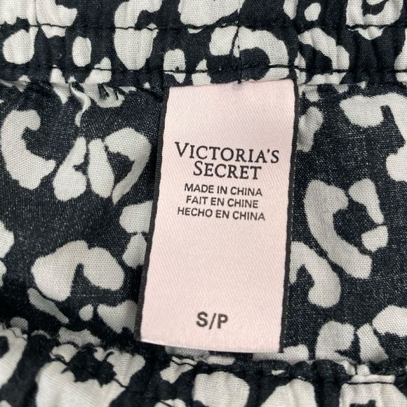 Victoria's Secret Womans Lux Size S/P Leopard Animal Print PJ Pajama Pants 0039 - Picture 7 of 8